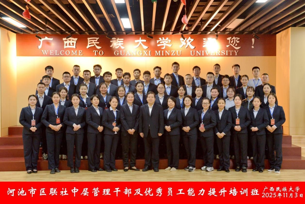 河池市区联社中层管理干部及优秀员工能力提升培训班在公司举办